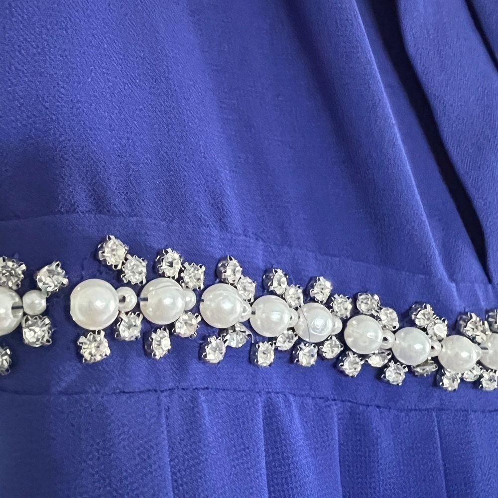 Glam! Beautiful blue semi-formal dress - Size S NWT - Picture 9 of 9